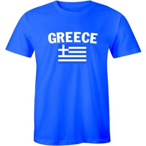 Greece Scribble Flag Greek National Country Tshirt